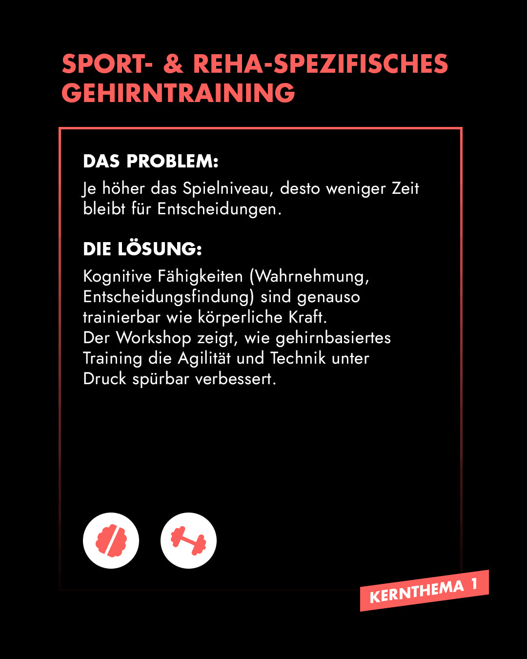 Neuroathletik Workshop - Bram Swinnen