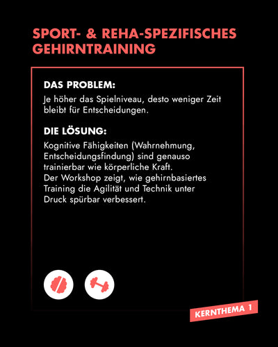 Neuroathletik Workshop - Bram Swinnen